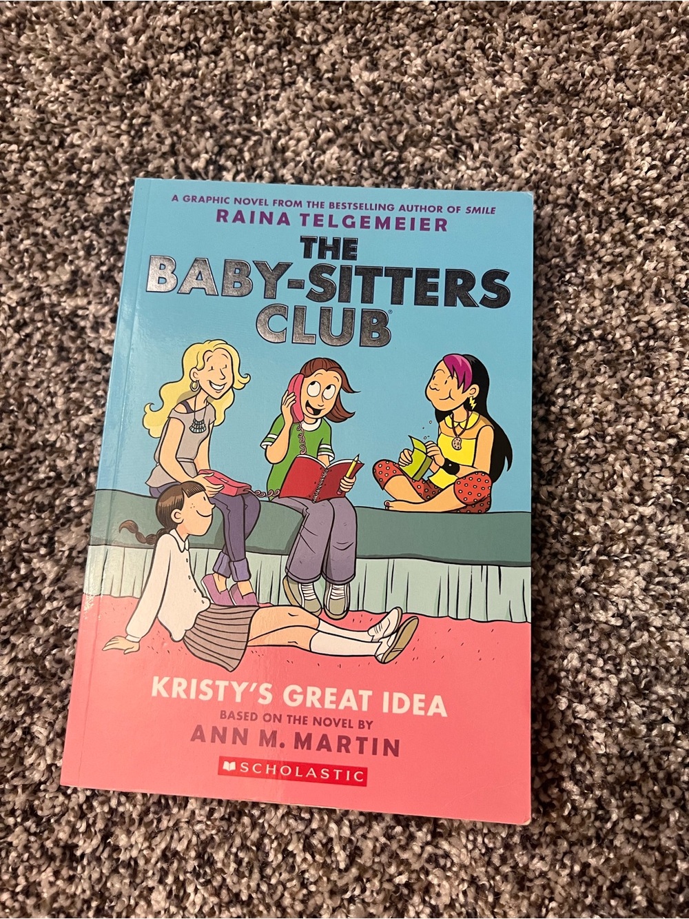 Scholastic Baby-Sitters Club Graphic Novel — Blue & Pink Cover